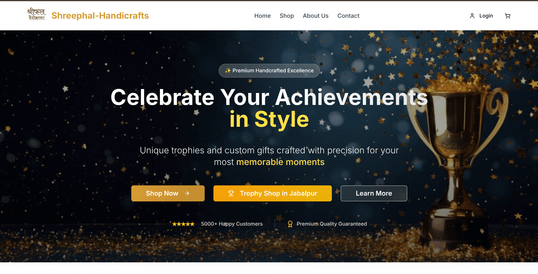Shreephal Handicrafts — E-Commerce Platform